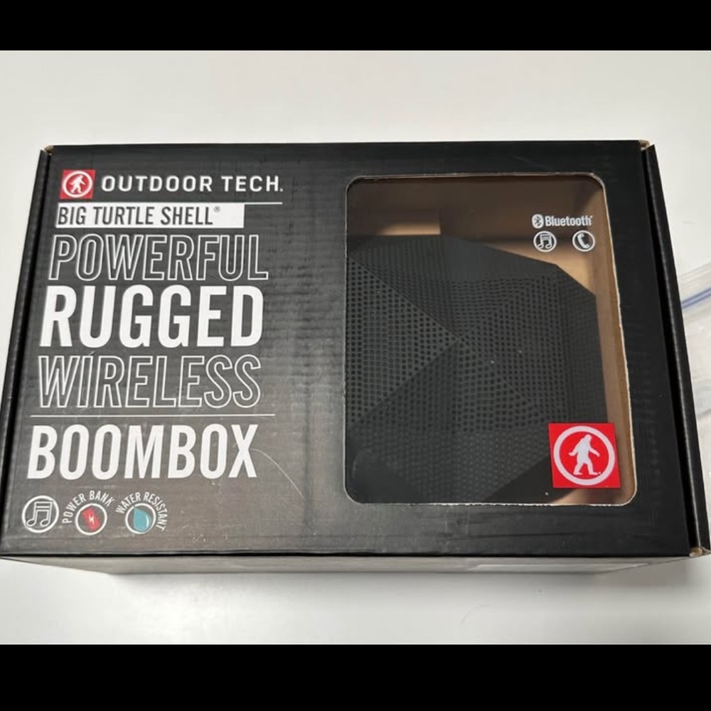 🌴 NWT Outdoor Tech Big Turtle Shell Rugged Outdoor Bluetooth Speaker